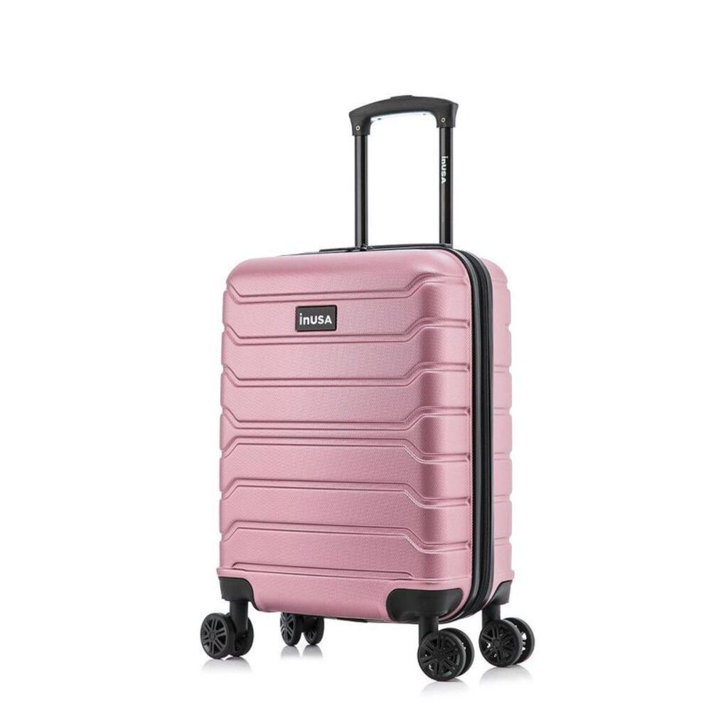 InUSA Trend Lightweight Hardside Carry On Spinner Suitcase - Rose Gold
